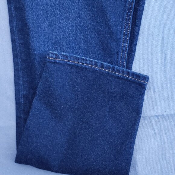 GAP Jeans women's sz 31/12 indigo blue colour vintage slim high rise ankle glaze - Picture 9 of 14